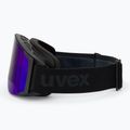 Lyžiarske okuliare UVEX G.gl 3000 TO black matt/mirror blue/lasergold lite/clear 4