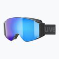 Lyžiarske okuliare UVEX G.gl 3000 TO black matt/mirror blue/lasergold lite/clear 5