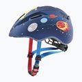 Detská cyklistická prilba UVEX Kid 2 CC tmavo modrá rocket matt 7