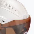Dámska lyžiarska prilba UVEX Hlmt 600 visor white 56/6/236/50 6