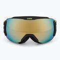 Lyžiarske okuliare UVEX Downhill 2100 CV Race black matt/mirror gold clear 2