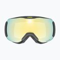 Lyžiarske okuliare UVEX Downhill 2100 CV Race black matt/mirror gold clear 2