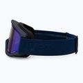 Lyžiarske okuliare UVEX Athletic FM navy matt/mirror blue green 4