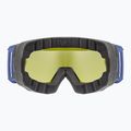 Lyžiarske okuliare UVEX Athletic FM navy matt/mirror blue green 5
