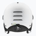 Detská lyžiarska prilba UVEX Rocket Visor Jr white/black matt/mirror blue/smoke 3