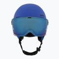 Detská lyžiarska prilba UVEX Rocket Visor Jr blue matt/mirror blue/smoke 2