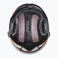Detská lyžiarska prilba UVEX Rocket Visor Jr pink confetti matt/mirror silver/lasergold lite 5