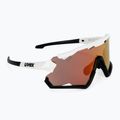 Cyklistické okuliare UVEX Sportstyle 228 white black/mirror red 53/2/067/8206