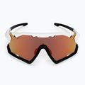 Cyklistické okuliare UVEX Sportstyle 228 white black/mirror red 53/2/067/8206 3