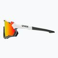 Cyklistické okuliare UVEX Sportstyle 228 white black/mirror red 53/2/067/8206 9