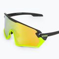 UVEX Sportstyle 231 cyklistické okuliare čierno-zelené S5320652616 5