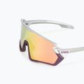 Cyklistické okuliare UVEX Sportstyle 231 striebornofialové S5320655316 5