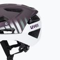 Cyklistická prilba UVEX Quatro CC slivka/biela matná 7