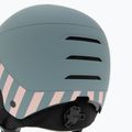Detská lyžiarska prilba UVEX Rocket Visor Jr rhino/blush matt/mirror silver/lasergold lite 8