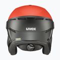 Lyžiarska prilba UVEX Instinct Visor čierno-červená 56/6/26/75 12