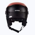 Lyžiarska prilba UVEX Instinct Visor čierno-červená 56/6/26/75 3
