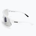 Cyklistické okuliare UVEX Sportstyle 235 V white mat/litemirror blue 53/3/031/8803 4