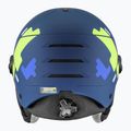 Detská lyžiarska prilba UVEX Rocket Visor Jr blue puzzle matt/mirror blue/smoke 3