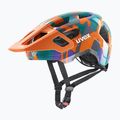 Detská cyklistická prilba UVEX React Jr papaya camo 2