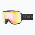 Lyžiarske okuliare UVEX Downhill 2100 V black matt/mirror rainbow clear