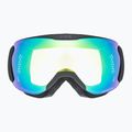 Lyžiarske okuliare UVEX Downhill 2100 V black matt/mirror green clear 2