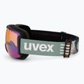 Lyžiarske okuliare UVEX Downhill 2100 CV black matt/mirror opal yellow 4