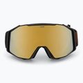 Lyžiarske okuliare UVEX Gravity FM black matt/mirror gold orange clear 2