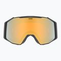 Lyžiarske okuliare UVEX Gravity FM black matt/mirror gold orange clear 2