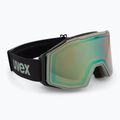 Lyžiarske okuliare UVEX Gravity FM acid green matt/mirror opal orange clear