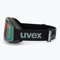 Lyžiarske okuliare UVEX Gravity FM acid green matt/mirror opal orange clear 4