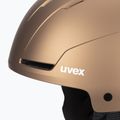 Lyžiarska prilba UVEX Stance brown/black matt 7