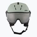Lyžiarska prilba UVEX Instinct Visor oxid green matt/mirror silver/smoke 2