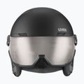 Lyžiarska prilba UVEX Wanted Visor Pro V black/silver matt 2