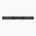 Detské lyžiarske okuliare UVEX Pwdr FM black matt/mirror green yellow clear 4