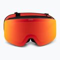 Detské lyžiarske okuliare UVEX Pwdr FM black matt/mirror red orange clear 2
