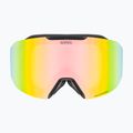 Lyžiarske okuliare UVEX Evidnt Attract S V + case black matt/mirror rainbow clear 7