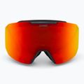 Lyžiarske okuliare UVEX Evidnt Attract + case black matt/mirror red orange clear 3