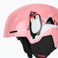 Detská lyžiarska prilba UVEX Viti Set + gogle Speedy Pre pink penguin/lasergold lite 7