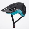 Cyklistická prilba UVEX React black/teal matt 3