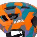 Detská cyklistická prilba UVEX React Jr papaya camo matt 7