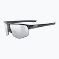 Slnečné okuliare UVEX Axos Set black matt/mirror silver/clear