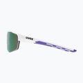 Slnečné okuliare UVEX Axos Set white matt/mirror purple/clear 6