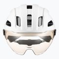 Cyklistická prilba UVEX Stride Visor white matt/litemirror silver 2