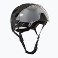 Cyklistická prilba UVEX Stride Visor black matt/litemirror silver 9