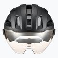 Cyklistická prilba UVEX Stride Visor black matt/litemirror silver 2