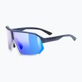 Slnečné okuliare UVEX Sportstyle 237 metallic blue/clear/mirror blue