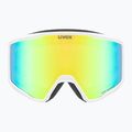 Lyžiarske okuliare UVEX Blast FM S2 white matt/mirror green 2