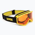 Detské lyžiarske okuliare UVEX Speedy Nova Jr yellow/lasergold