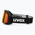 Lyžiarske okuliare UVEX Gravity FM black matt/mirror red/orange/clear 4
