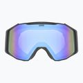 Lyžiarske okuliare UVEX Gravity FM S2 black matt/mirror blue 2